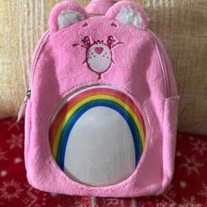 Care Bears Pink Rainbow Kids Backpack